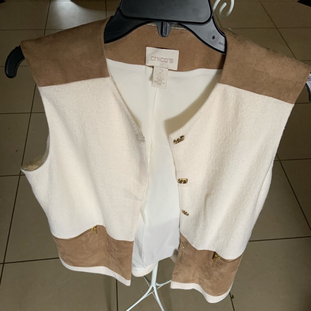 Chico’s Sleeveless Cardigan
